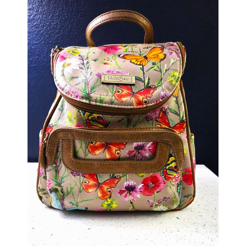 Multi-Sac Major Butterfly Print Backpack